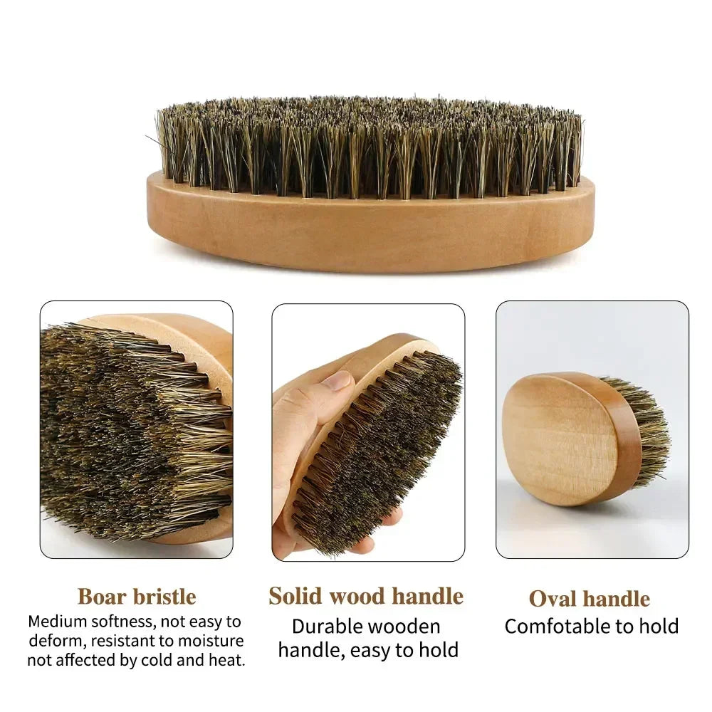 Beard Brush Kits With Gift Bag